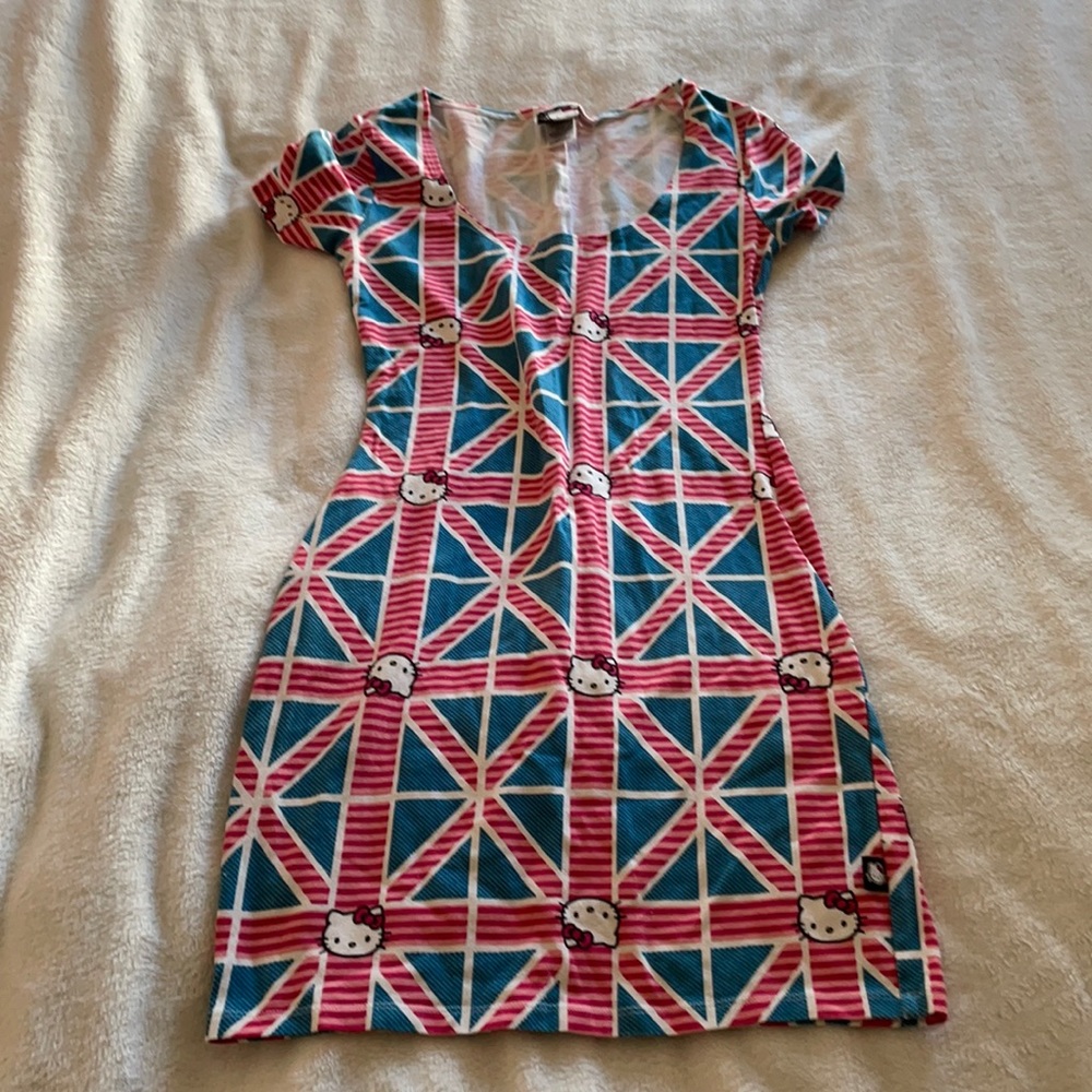 Colorful Patterned Women's Dress